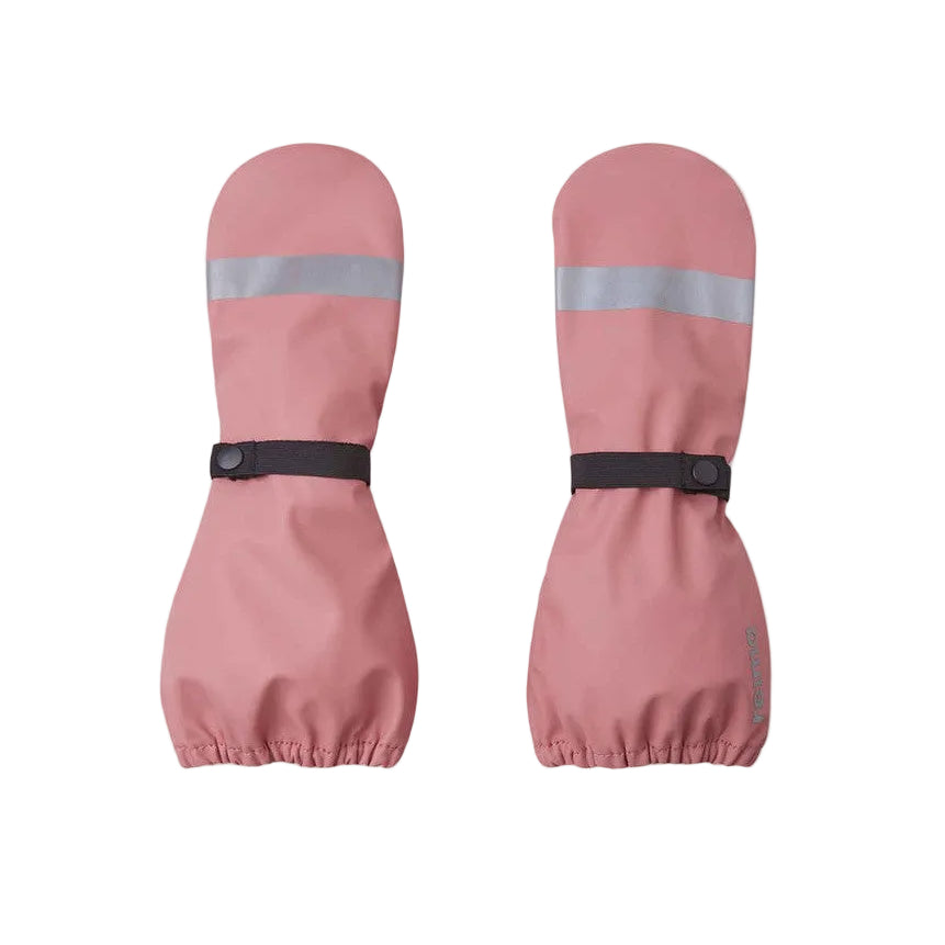 Kid Waterproof Long Cuff Rain Mitten - Unlined | Reima #color_rose-blush