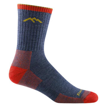 Adult Mens Hiker Micro Crew Midweight Hiking Sock | Darn Tough #color_denim