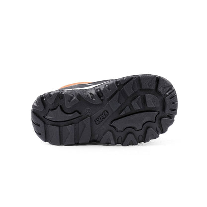 Black sole of a shoe on a white background