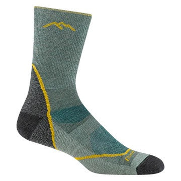 Adult Mens Hiker Micro Crew Lightweight Hiking Sock | Darn Tough #color_seafoam