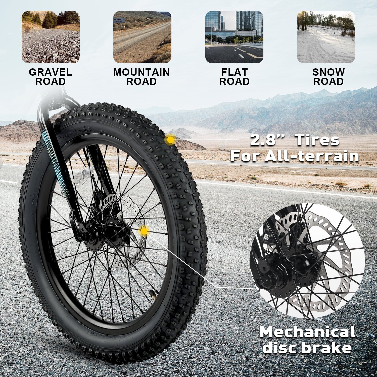 Glerc 20" Mountain Bike For Beginner - Mars