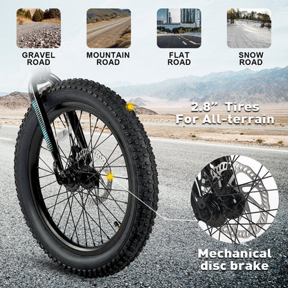 Glerc 24" Mountain Bike For Beginner - Mars