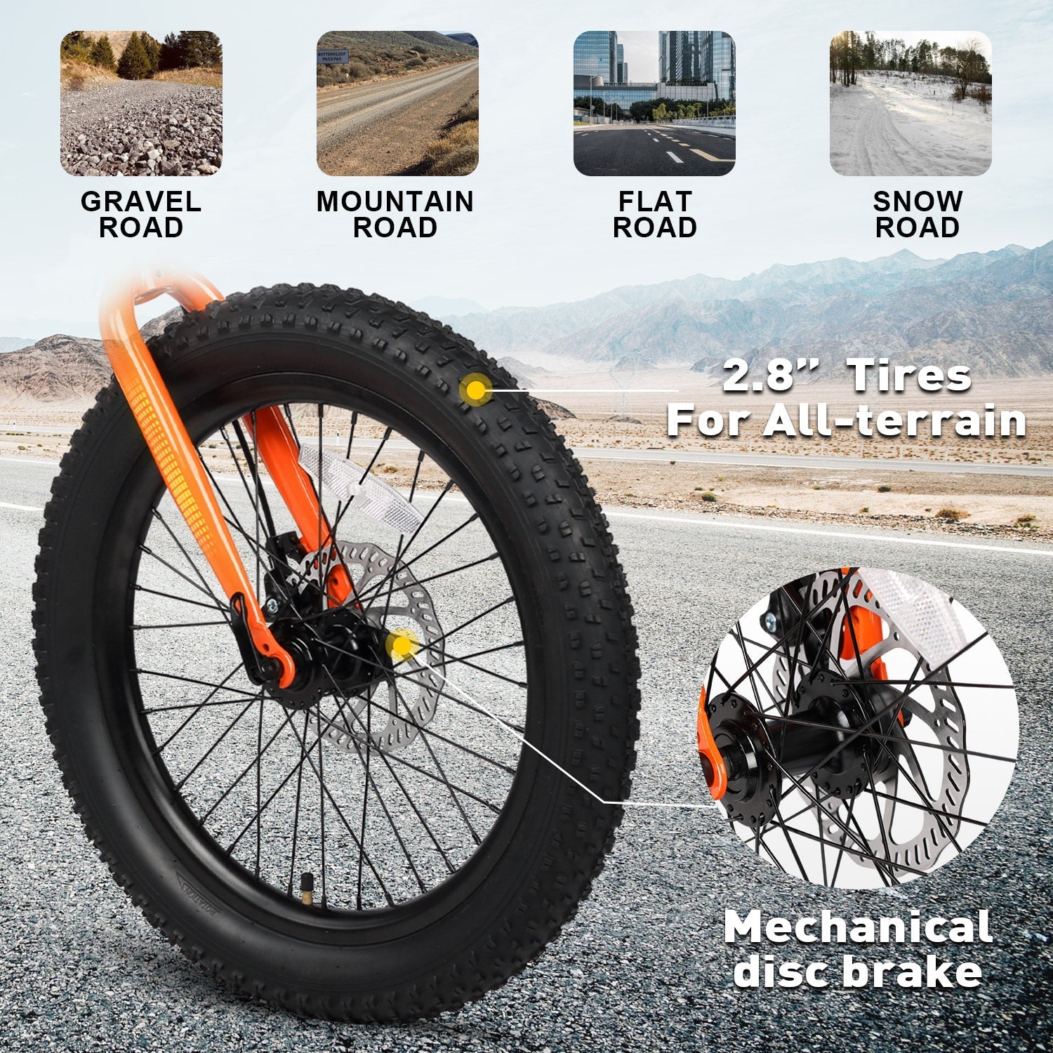 Glerc 20" Mountain Bike For Beginner - Mars