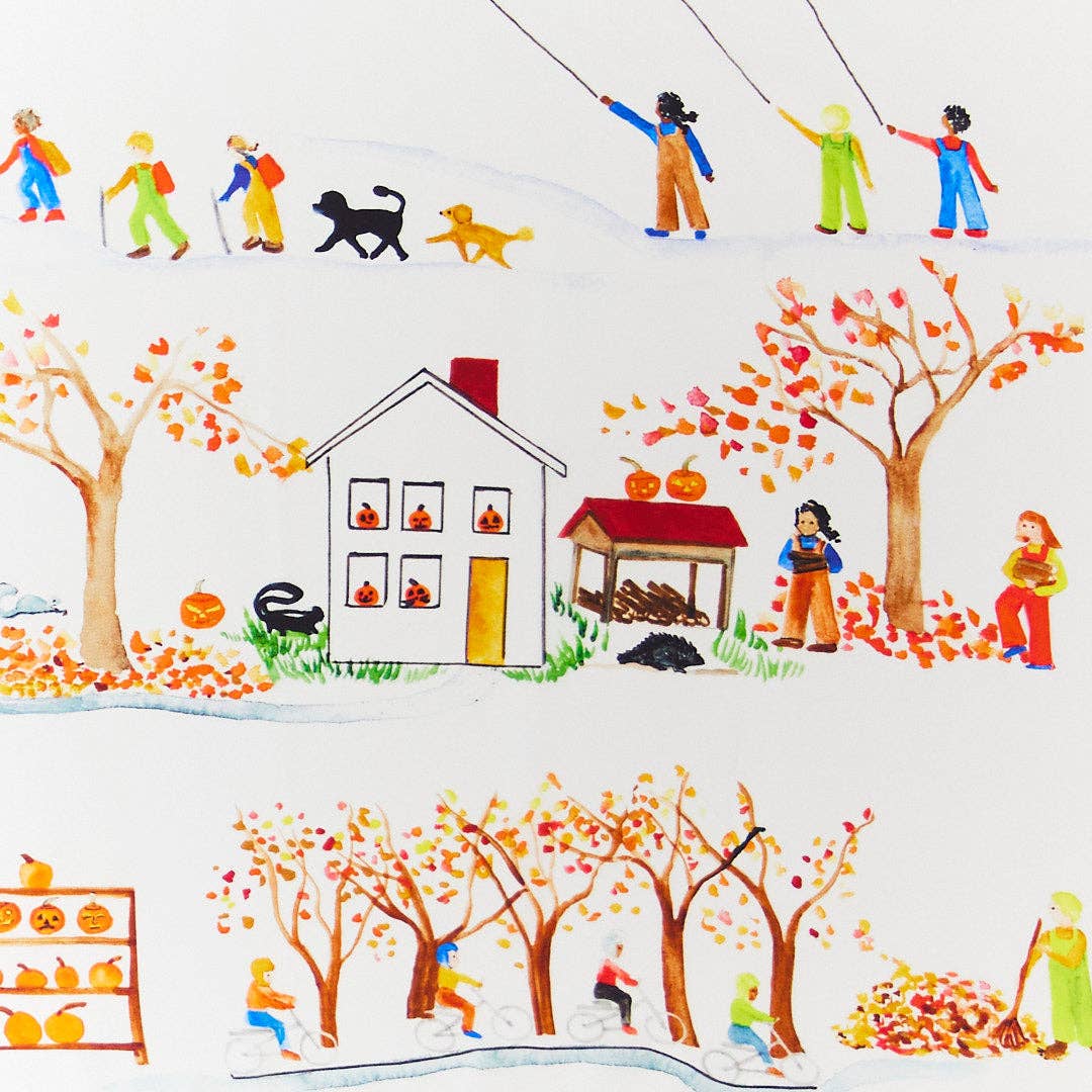 Autumn in Maine Seek & Find Playsilk- Sarah's Silks