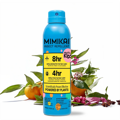 Kids DEET-Free Naturally Derived Mosquito & Tick Bug Spray | Mimikai
