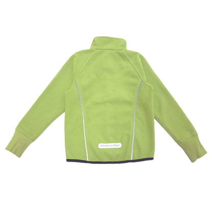 wind fleece jacket back green