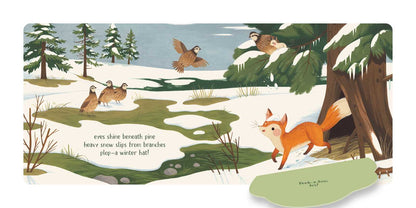 Kids Woodland Animal Board Book – Peek-a-boo Haiku – Interactive Lift-the-Flap Nature Book