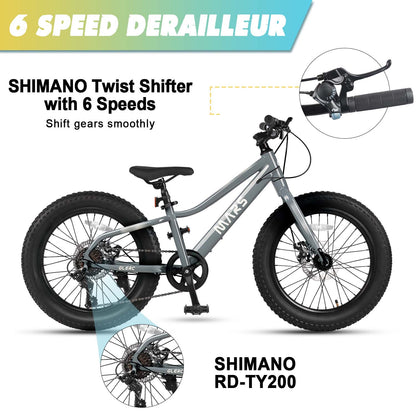 Glerc 20" Mountain Bike For Beginner - Mars