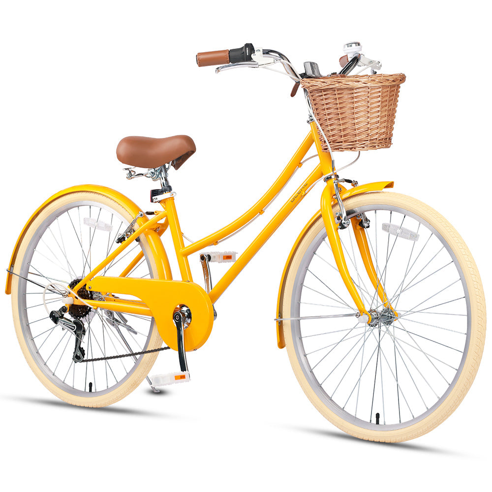 Glerc 26" Best Beach Cruiser Hybrid Kids Bike - Missy