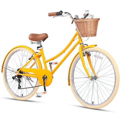 Glerc 26" Best Beach Cruiser Hybrid Kids Bike - Missy
