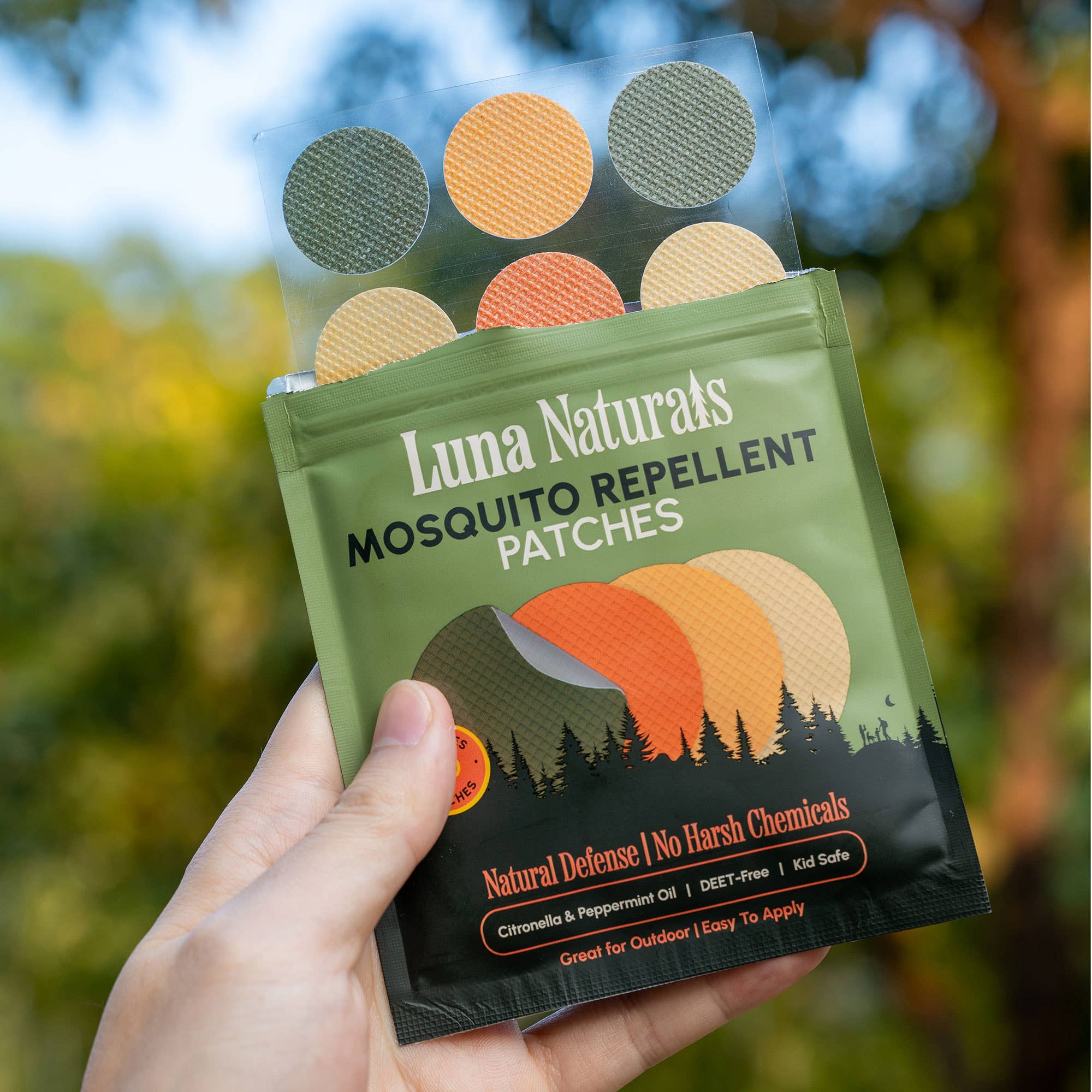 Mosquito Repellent Patches | Fresh & Herbal | 90 Pack