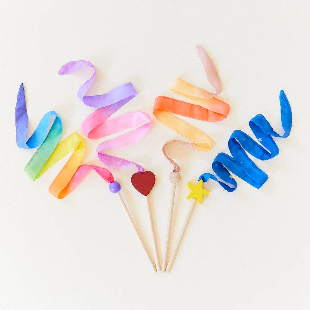 Mini Rainbow Silk Streamer – Sarah’s Silks
