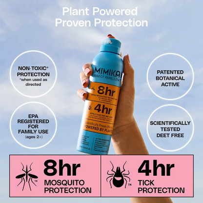 DEET-Free Naturally Derived Mosquito & Tick Bug Spray | Mimikai | #color_3.4 oz