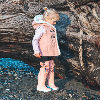 Kids Rain Boots with Above Knee Waders - Waterproof | KidORCA 