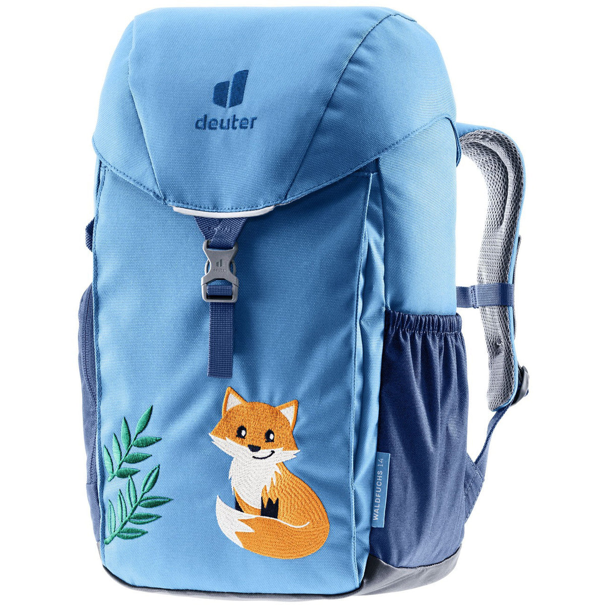 Kids Forest Fox Backpack – Sustainable, Reflective, Includes Raincover | Deuter #color_wave-/-nightblue