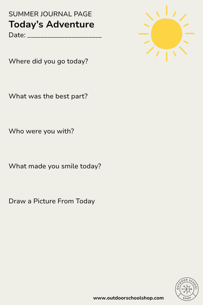 Free Summer Activity Sheets for Kids