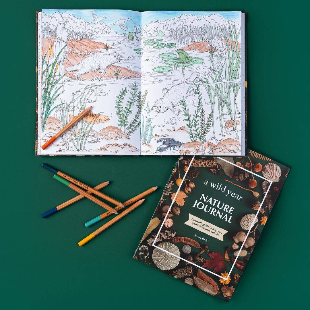 A Wild Year Nature Journal – Your Wild Books – Undated 12-Month Guided Journal