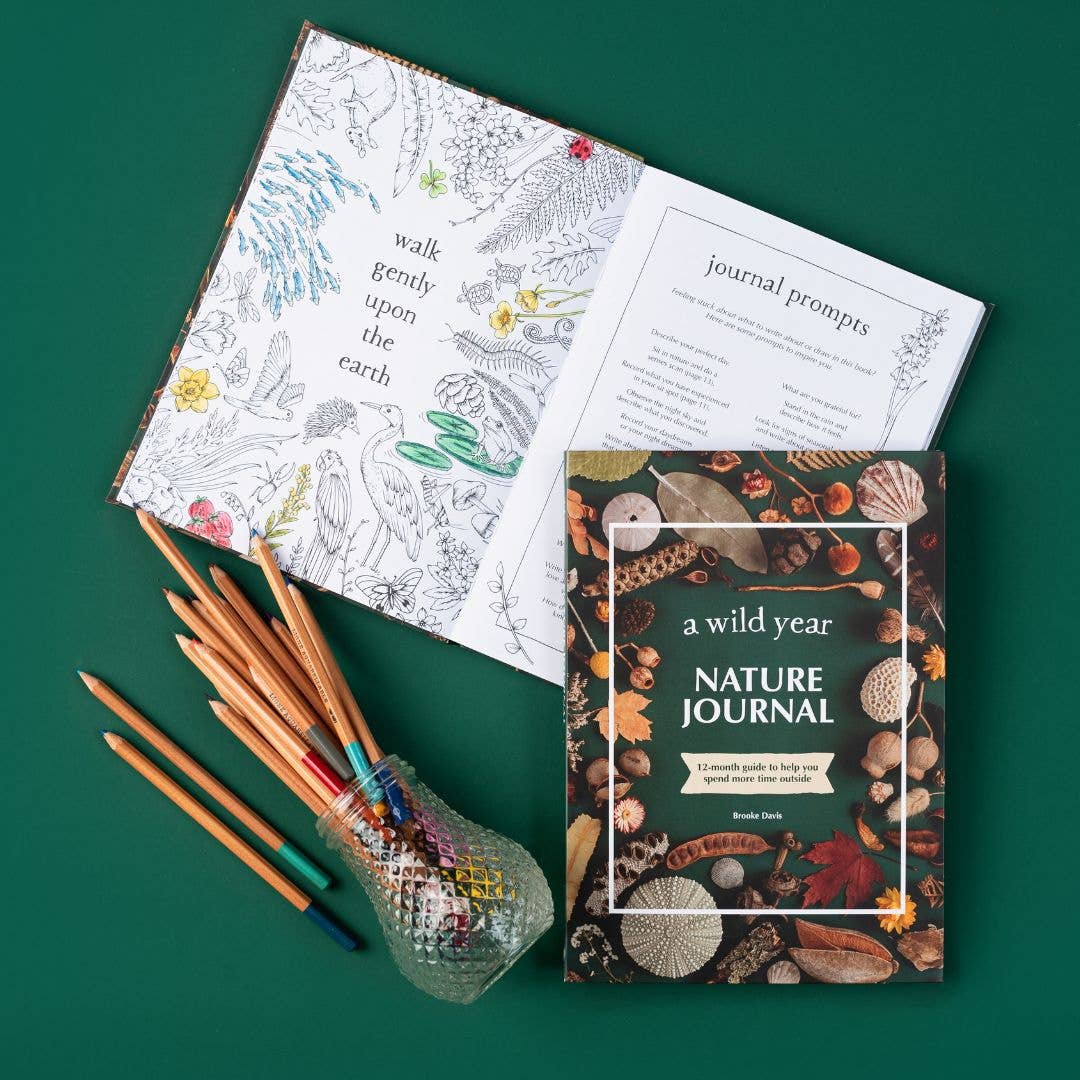 A Wild Year Nature Journal – Your Wild Books – Undated 12-Month Guided Journal
