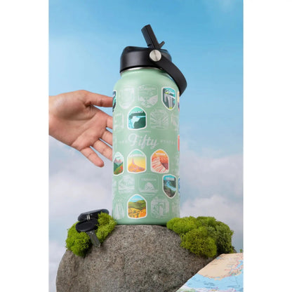 Fifty States Bucket List Waterbottle | Wondery Outdoors 