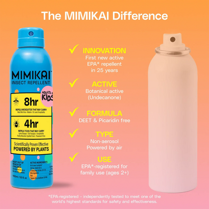 Kids DEET-Free Naturally Derived Mosquito & Tick Bug Spray | Mimikai | #color_KID_5.5