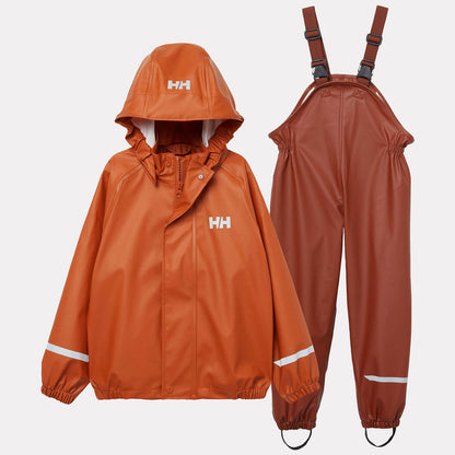 Kids Waterproof Bergen 2.0 Rain Set – Jacket & Bibs, PU| Helly Hansen 