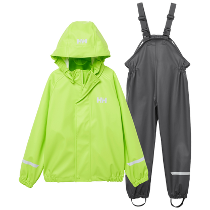 Kids Waterproof Bergen 2.0 Rain Set – Jacket & Bibs, PU| Helly Hansen