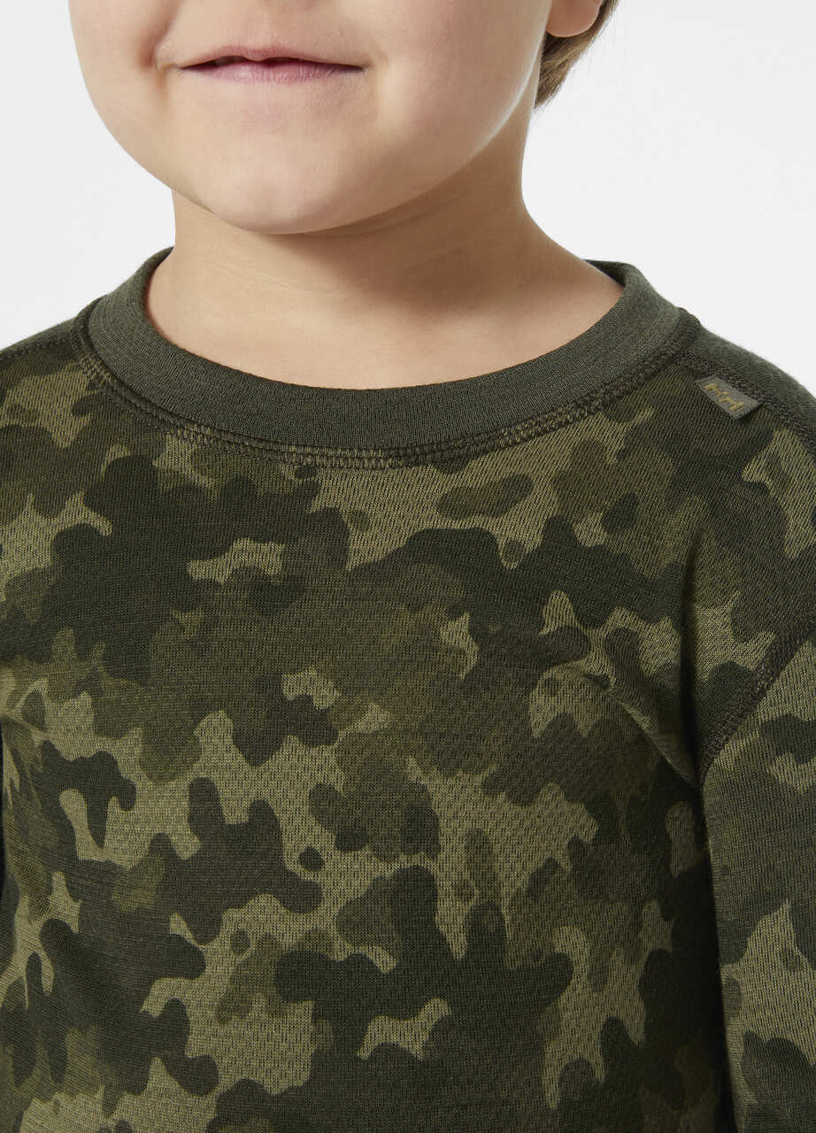 Kids Lifa Merino Wool Printed 2-Piece Base Layer Set – LIFA Merino| Helly Hansen 