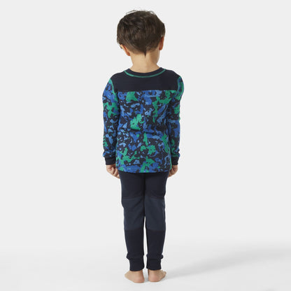 Kids Lifa Merino Wool Printed 2-Piece Base Layer Set – LIFA Merino| Helly Hansen 