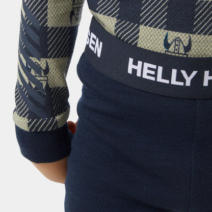 Kids Lifa Merino Wool Printed 2-Piece Base Layer Set – LIFA Merino| Helly Hansen 