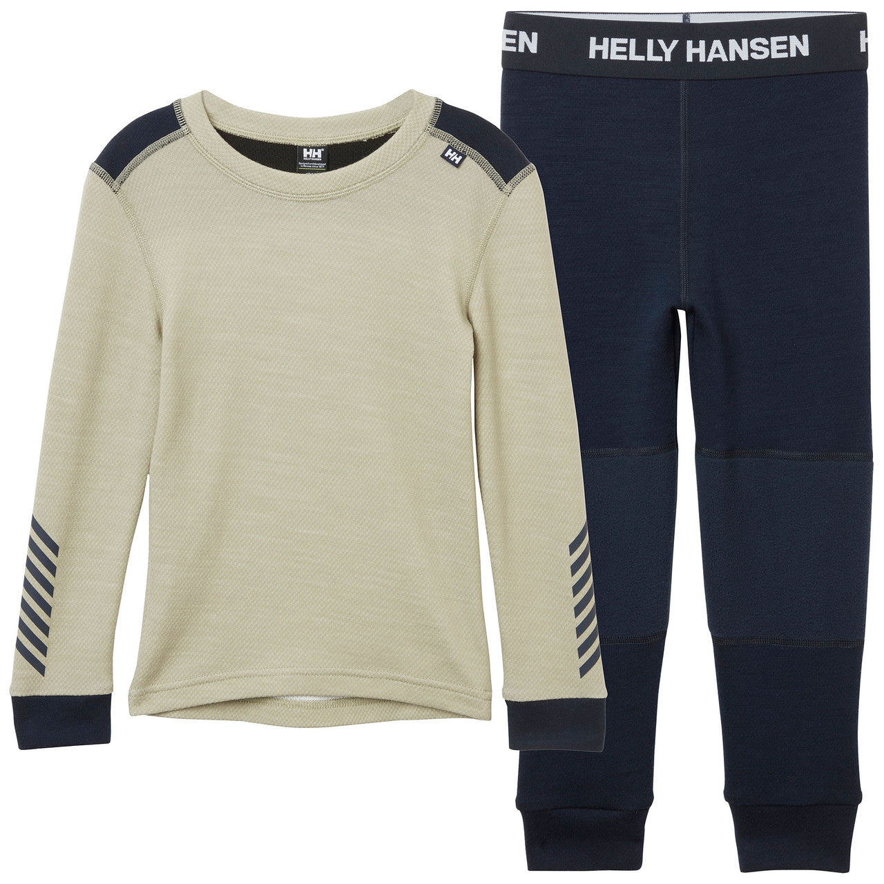 Kids Lifa Merino Wool 2-Piece Base Layer Set – LIFA Merino | Helly Hansen #color_natural