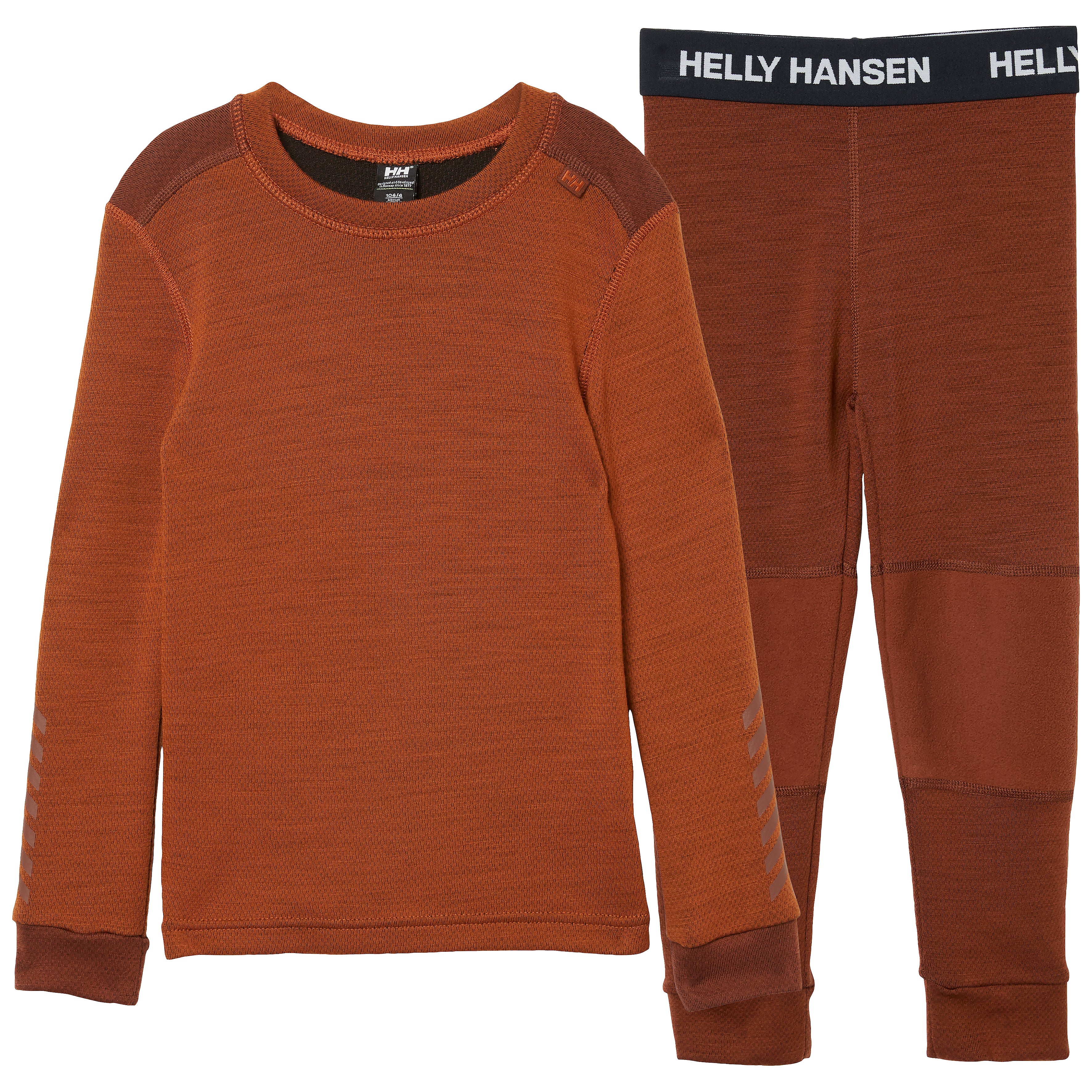 Kids Lifa Merino Wool 2-Piece Base Layer Set – LIFA Merino | Helly Hansen #color_ginger-biscuit