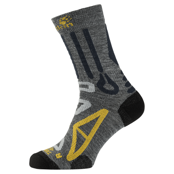 Adult Trekking Pro Classic Cut Sock - Wool | Jack Wolfskin #color_dark-grey