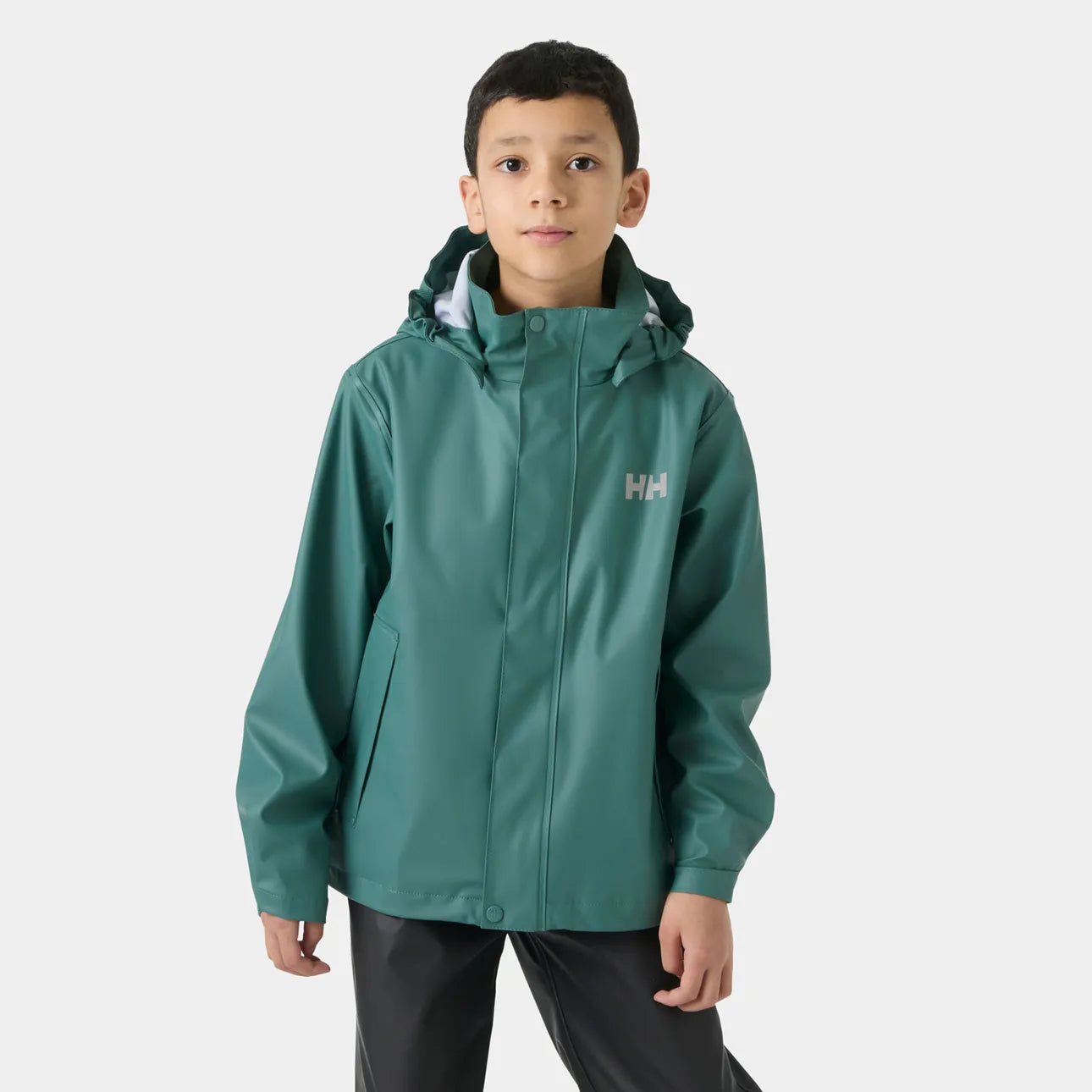 Youth Waterproof Moss Rain Jacket – PU | Helly Hansen 