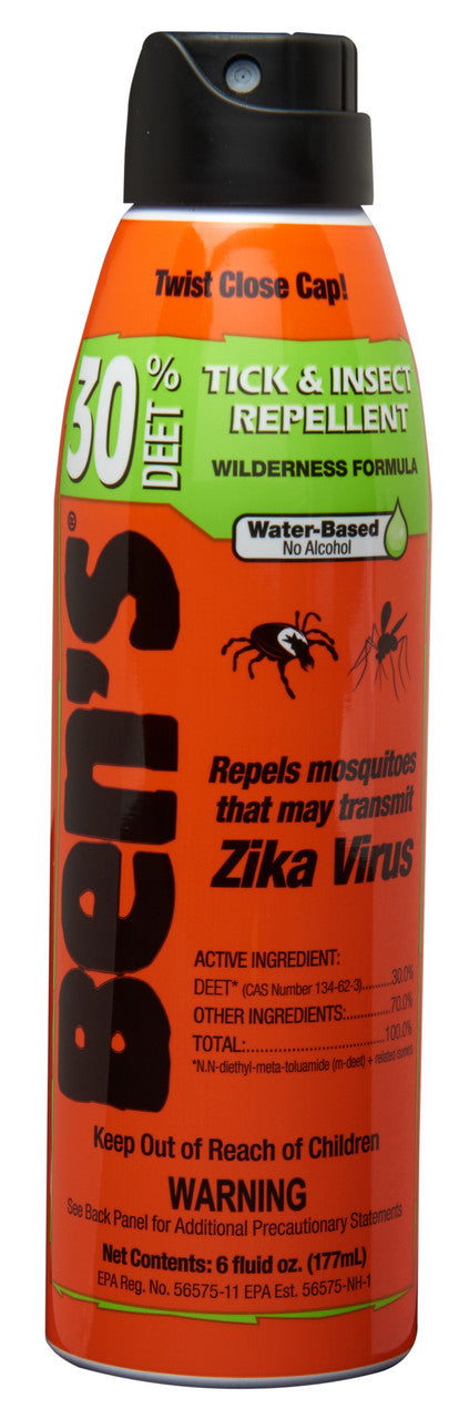 Insect Repellent Spray – 30% DEET, 6oz | Ben’s