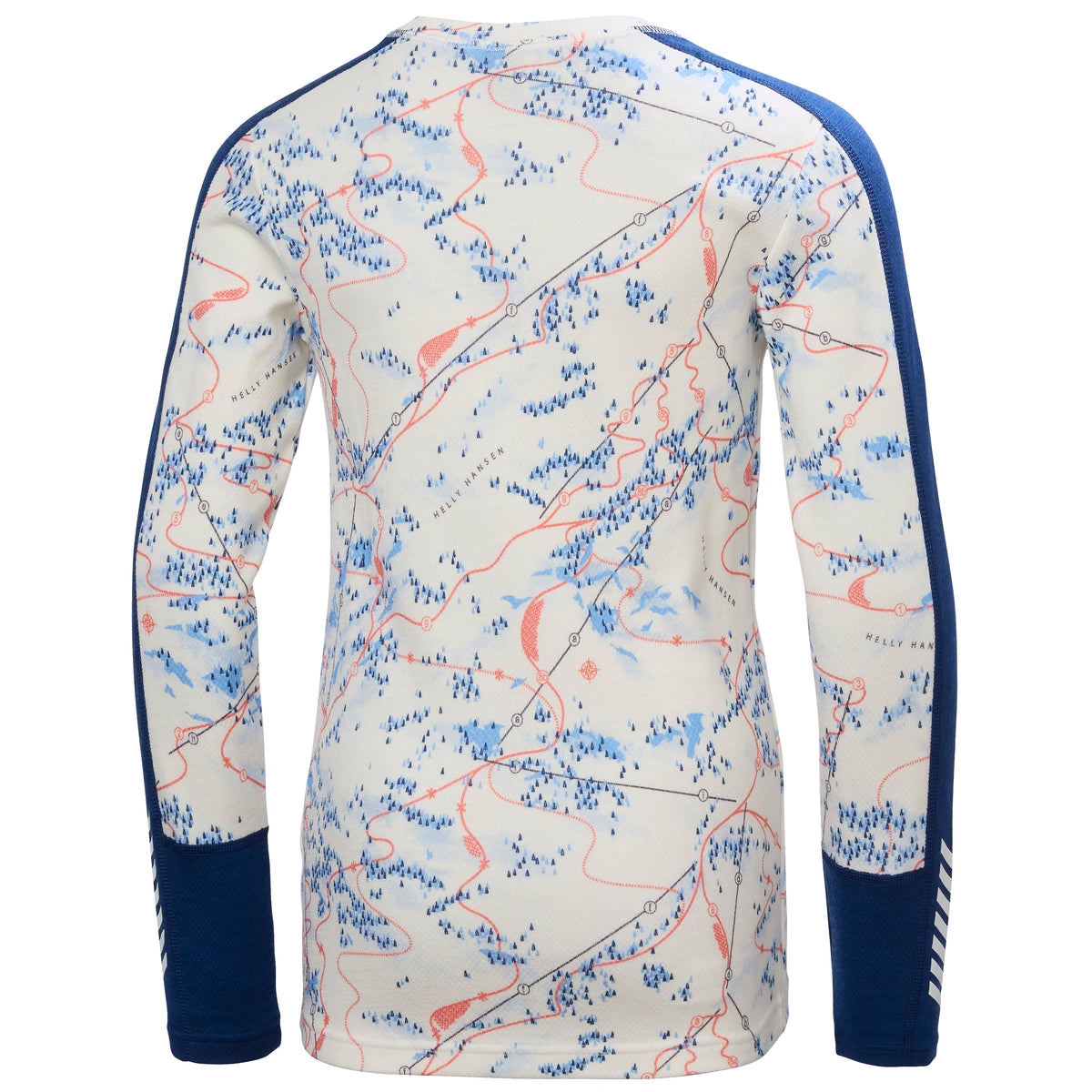 Junior Graphic Lifa Merino Blend Base Layer Set- Helly Hansen