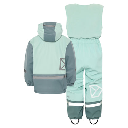Kids Fleece Lined 2-piece Boardman  Rain Set | Didriksons |