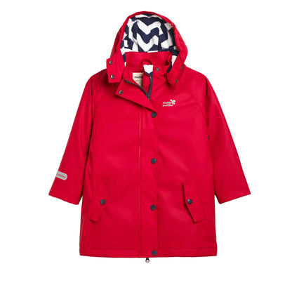 Kids Fleece Lined Puddleflex Rain Jacket - Waterproof, Warm, PU | Muddy Puddles 