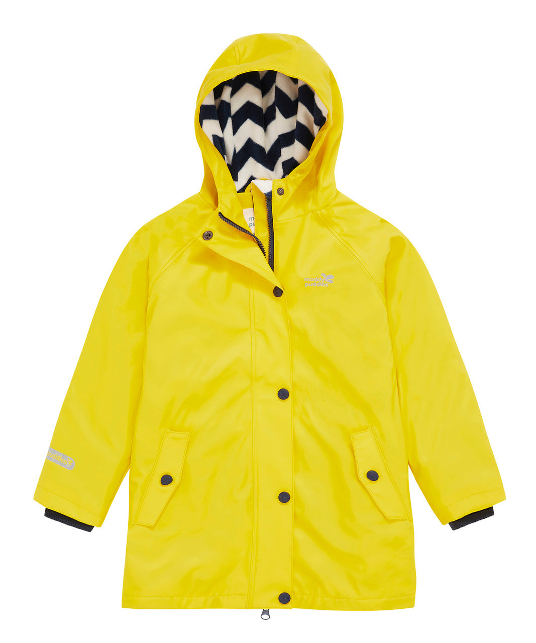 Kids Fleece Lined Puddleflex Rain Jacket - Waterproof, Warm, PU | Muddy Puddles 