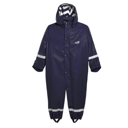 Kids Fleece Lined All-in-One Puddleflex Rain Suit - Waterproof, Warm, PU | Muddy Puddles 