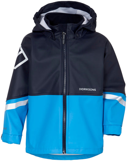 Kids Waterman's Rain Set - Zippered Jacket & Adjustable Bibs – Waterproof, PU | Didriksons 
