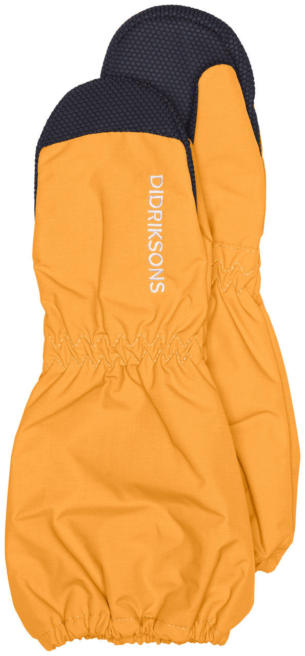 Kids Breathable Shell Rain Mitten – Water Resistant, Durable Grip | Didriksons #color_fire-yellow