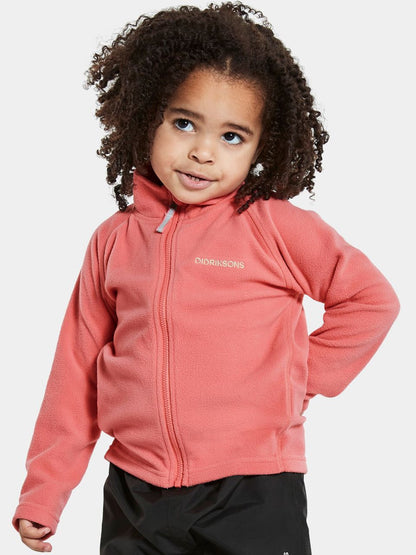 Kids Monte Full Zip Fleece Jacket – Mid Layer| Didriksons 