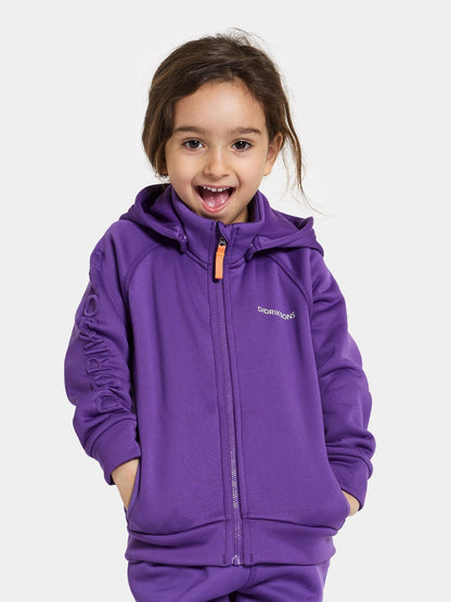 Kids Corin Technical Fleece Zip Jacket – Mid Layer | Didriksons 