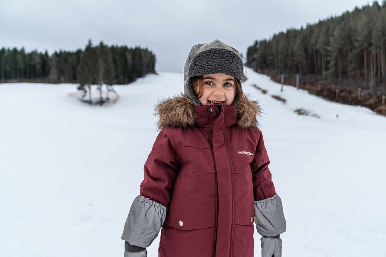 Kids Biggles Reflective Trapper Style Winter Hat – Waterproof, Fleece Lined | Didriksons 
