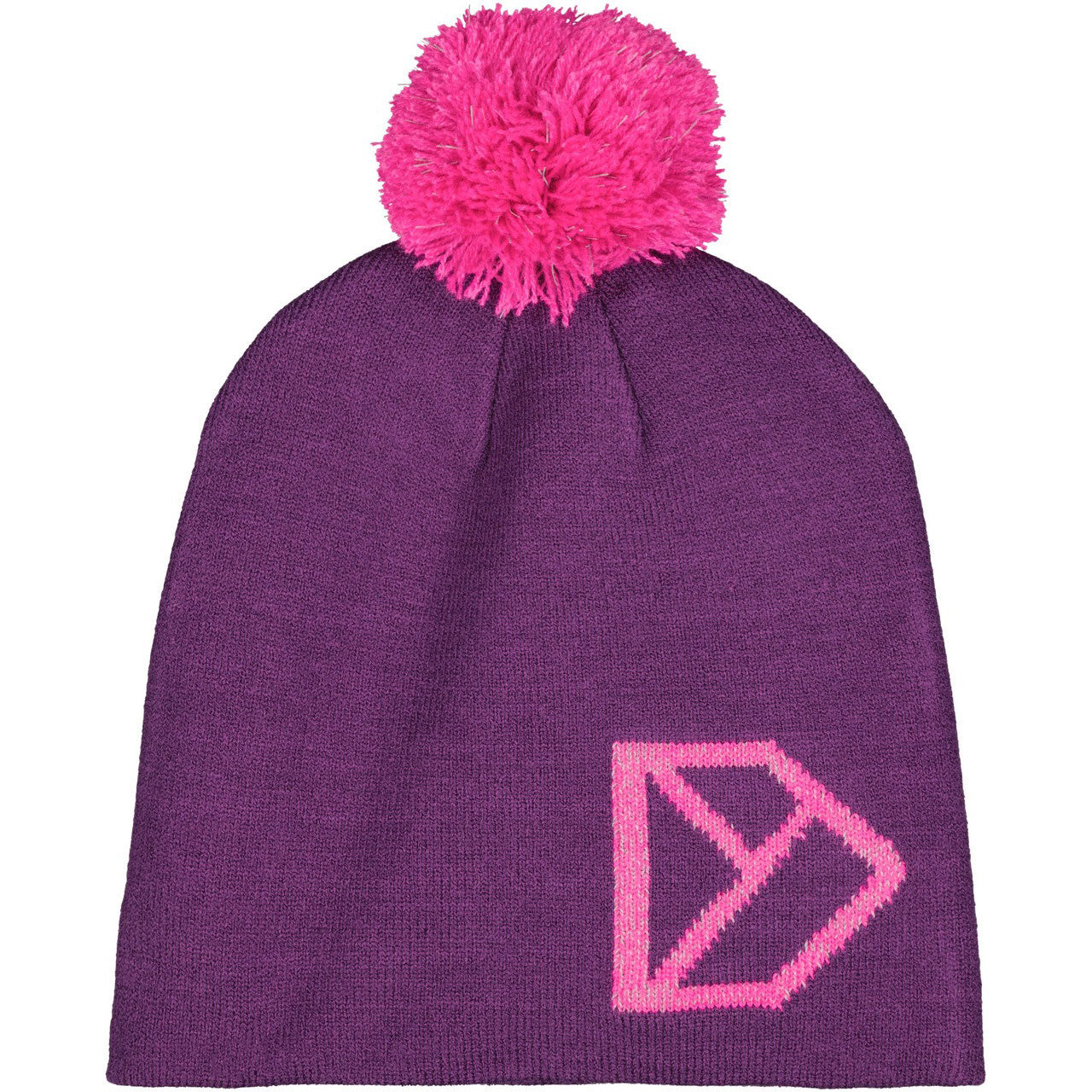 Kids No Wool Winter Hat- Dropi Beanie | Didriksons #color_royal-purple