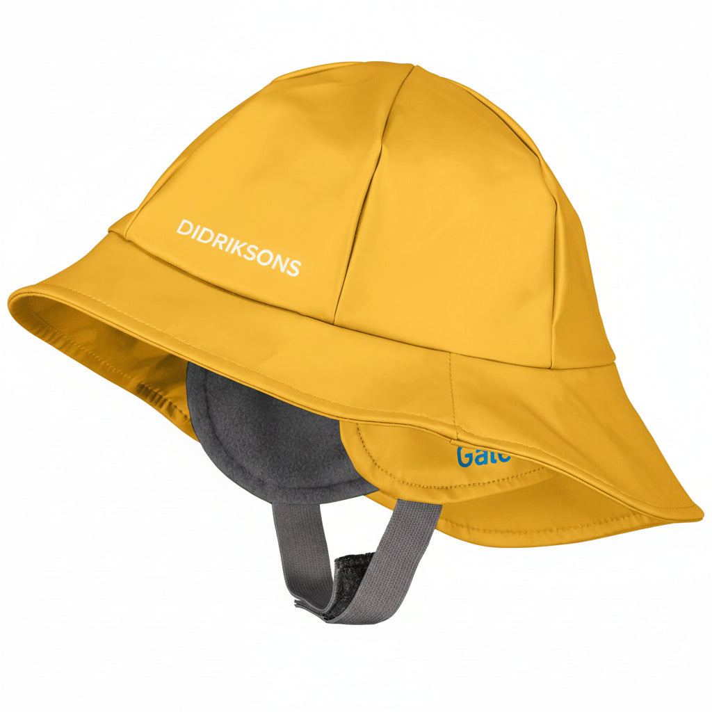 Kids Classic Rain Hat – Waterproof, PU | Didriksons #color_oat-yellow