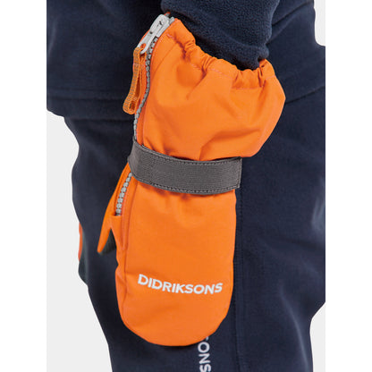 Kids Biggles Zip Winter Mittens – Insulated, Waterproof | Didriksons 