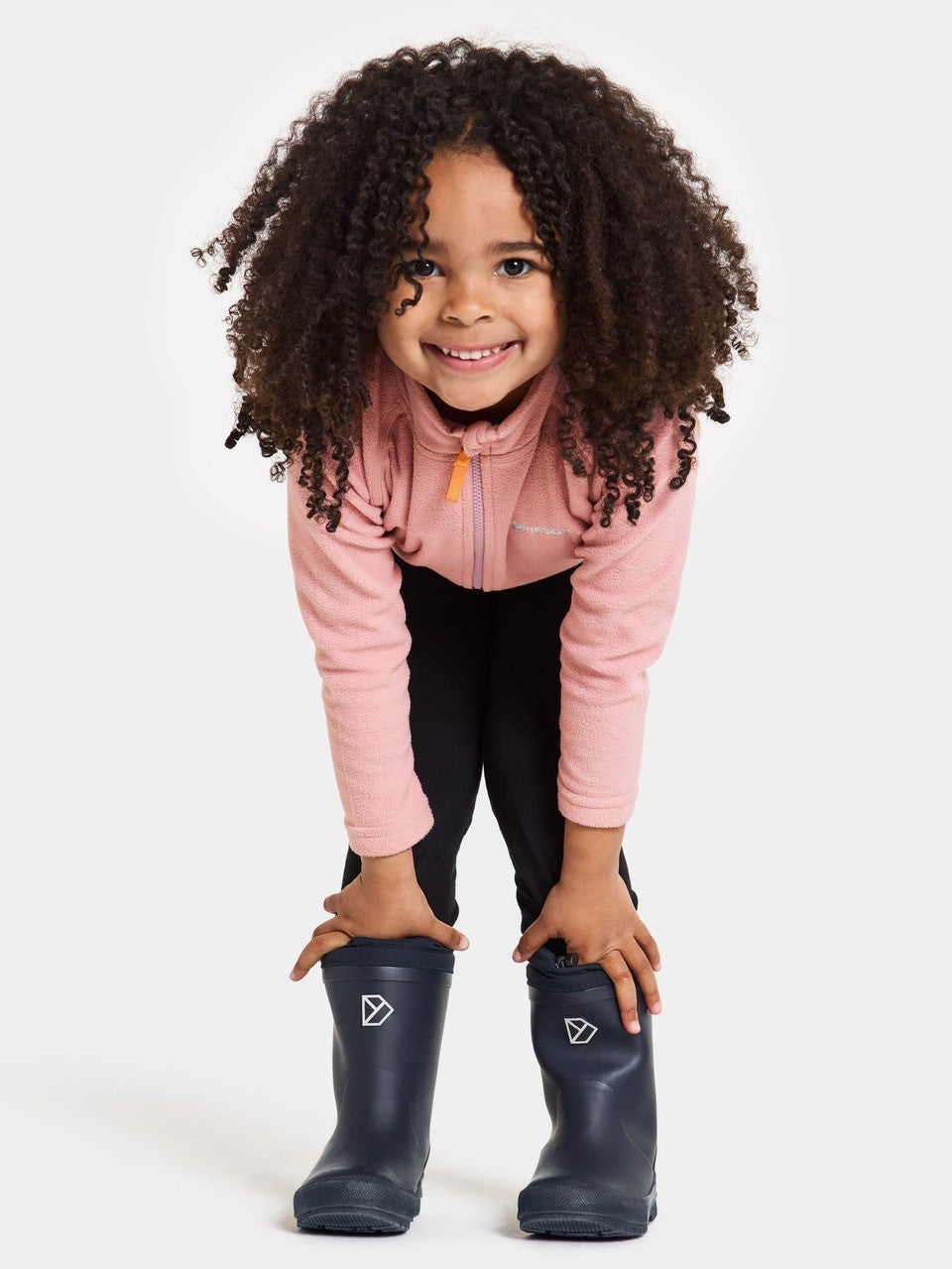 Kids Waterproof Slush Insulated Rain Boot – Fleece Lined | Didriksons #color_navy