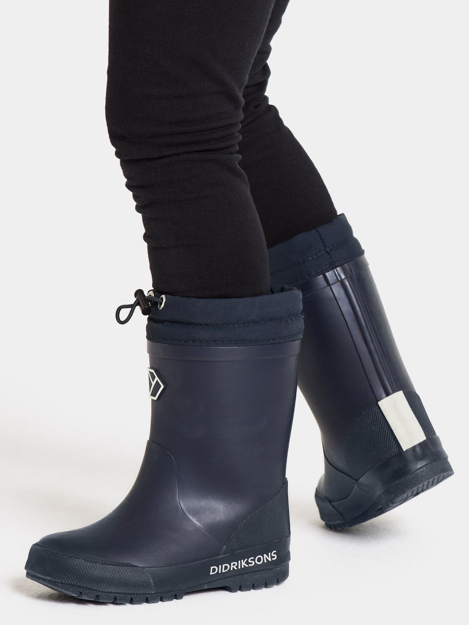 Kids Waterproof Slush Insulated Rain Boot – Fleece Lined | Didriksons #color_navy