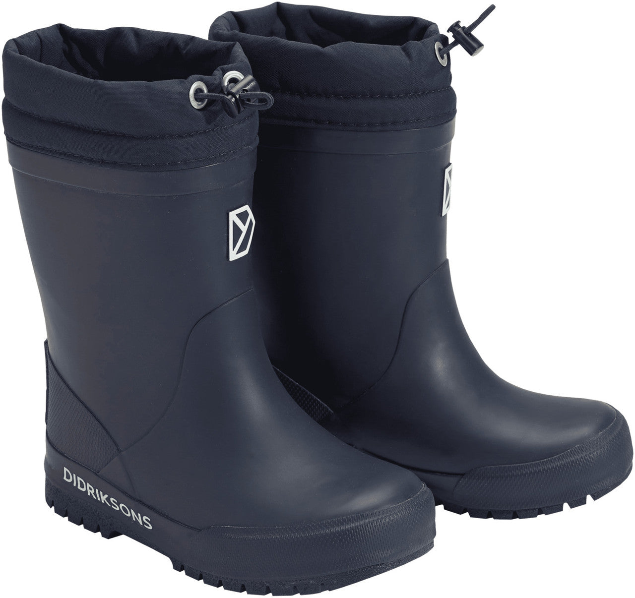 Kids Waterproof Slush Insulated Rain Boot – Fleece Lined | Didriksons #color_navy